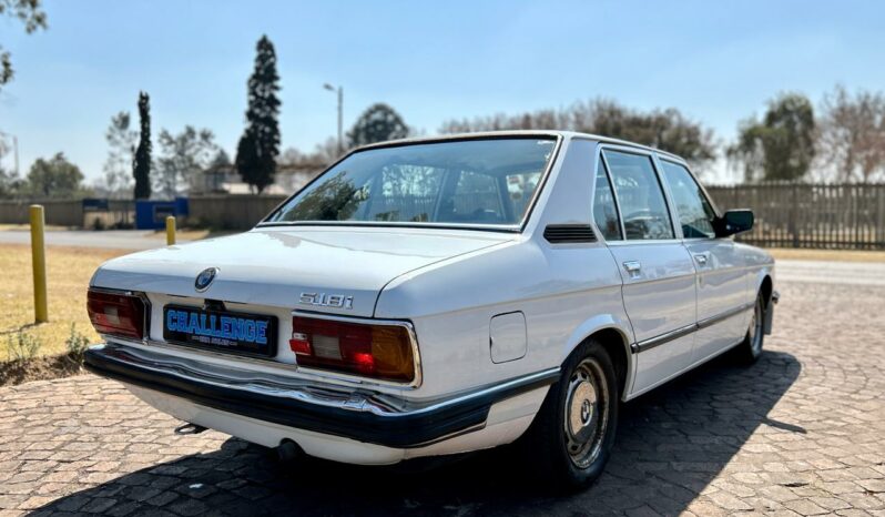 
								1982 BMW 5 Series 518i full									